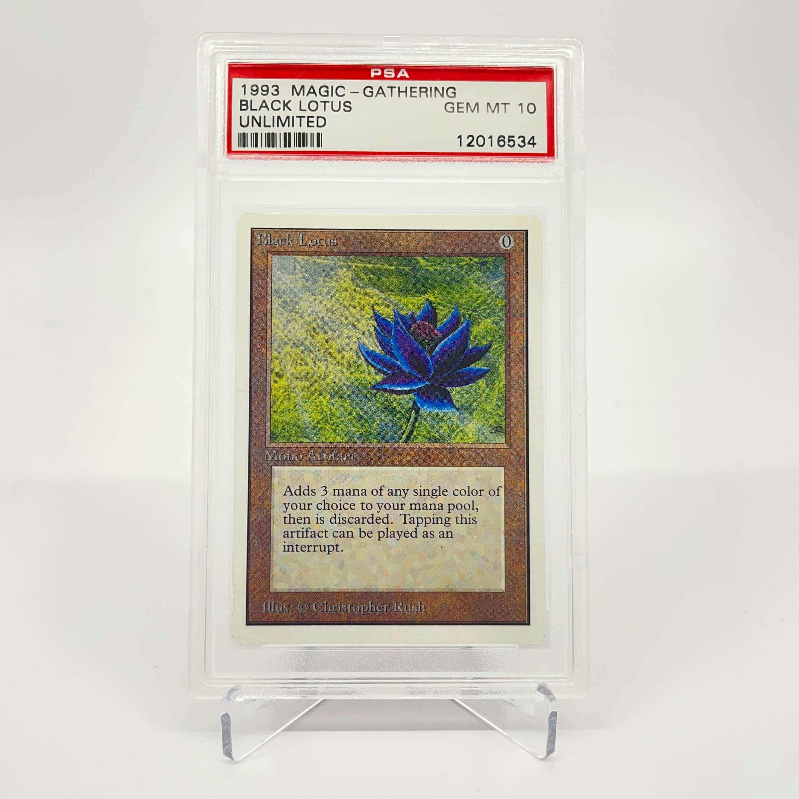 Magic: The Gathering PSA 10 Unlimited Gem Mint Black Lotus 